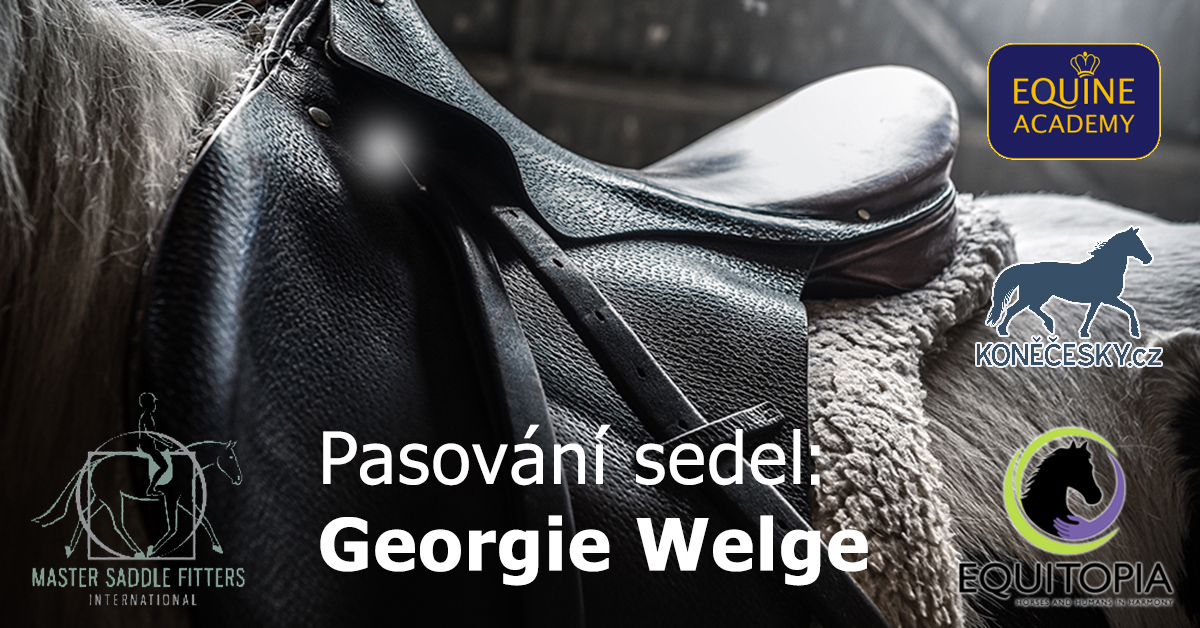 Pasování sedel s Georgie Welge (GB)